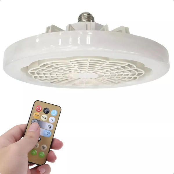 Ventilador silencioso de teto lâmpada luminária Led Rgb bran
