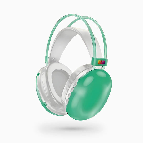 Fone de ouvido sem fio Bluetooth V5.3 com LED