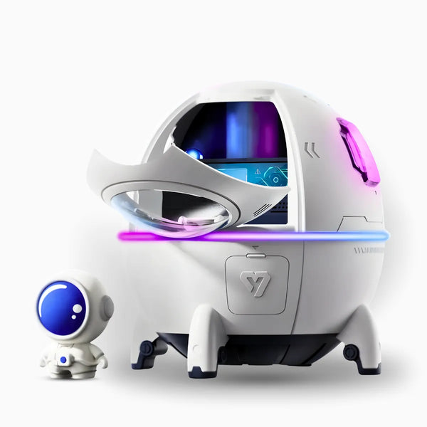 Umidificador espacial com astronauta