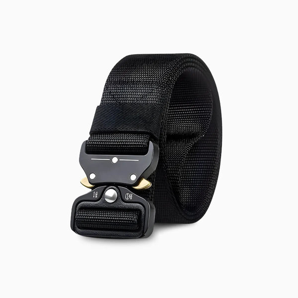 Cinto tático militar com fivela de metal